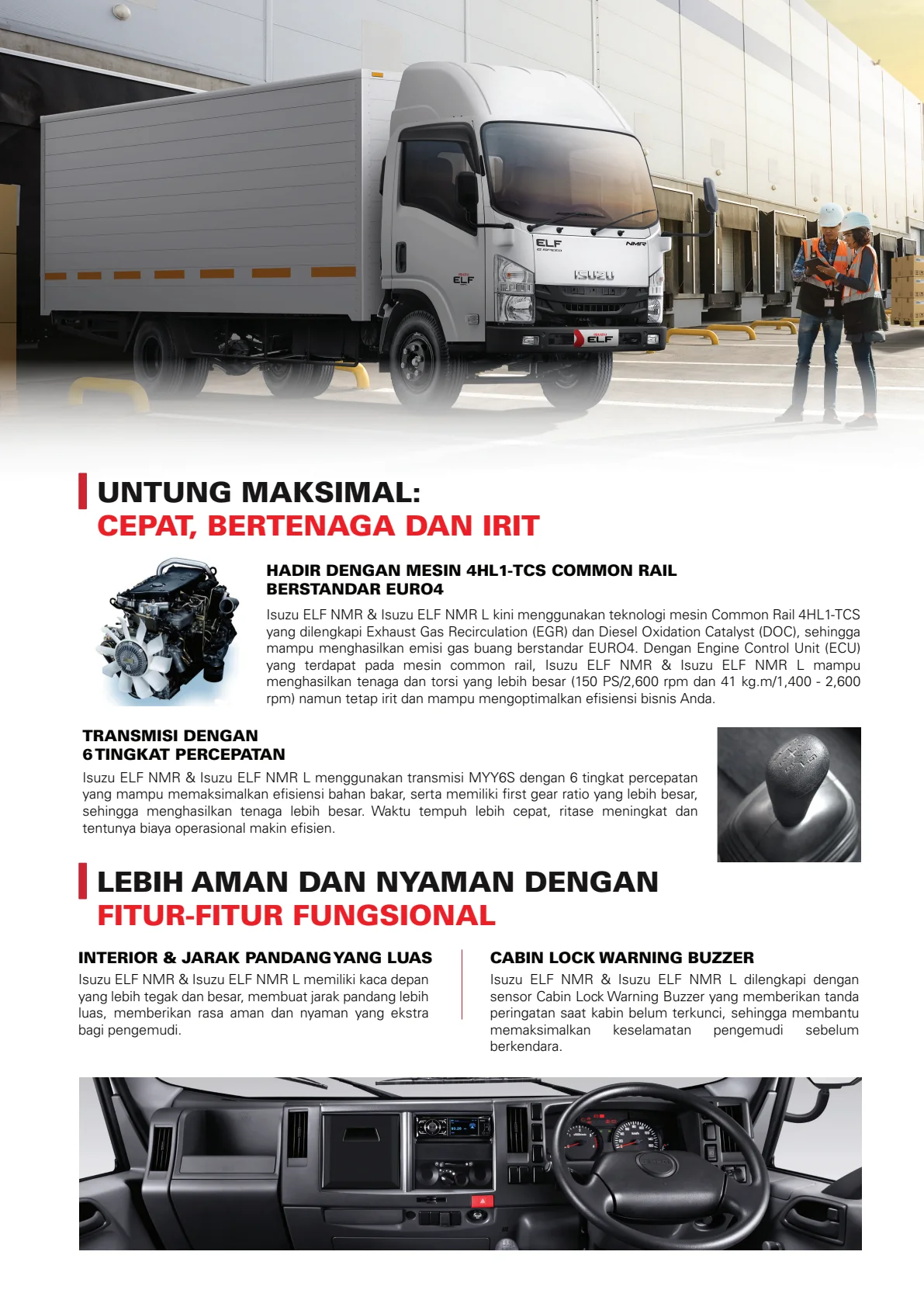 Harga Isuzu Jabodetabek harga isuzu elf nmr nmr l jabodetabek brosur spesifikasi halaman 02